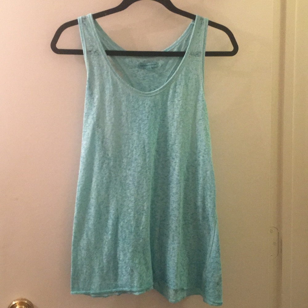 AE teal stonewashed tank